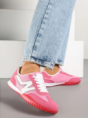 Różowe Sneakersy w Stylu Kultowych Tenisówek Tultia fiori&spinc
