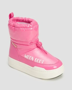 Różowe śniegowce Dziecięce Moon Boot Jr Park Tube Mid Glitter Wp