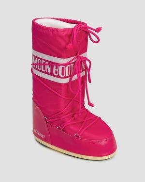 Różowe śniegowce Moon Boot Icon Nylon