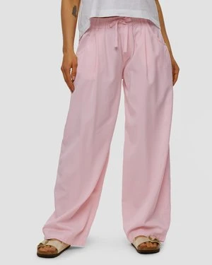 Różowe Spodnie Balloon Damskie Deha