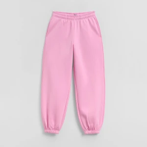 Różowe spodnie dresowe basic o kroju jogger House