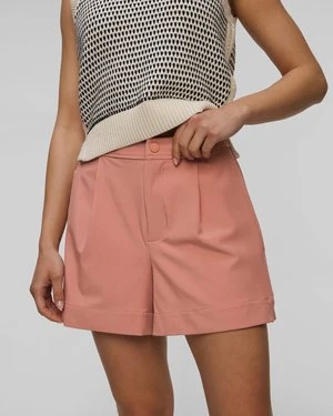 Różowe Szorty Damskie Varley Mariya Easy Pleat Short 4.5