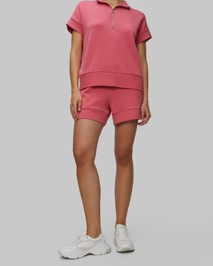 Różowe Szorty Dresowe Damskie Varley Atrium High Rise Short 4.5