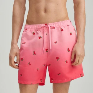 Różowe szorty kąpielowe we wzór arbuzów House