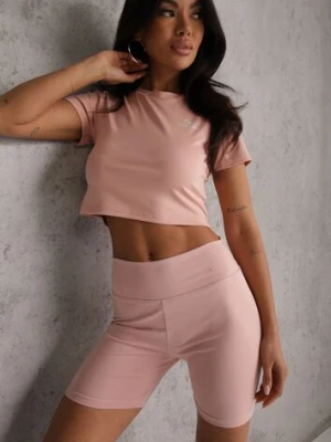 Zdjęcie produktu Różowe Szorty Kolarki High Waist Marerila Glo-story