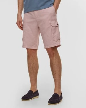 Różowe Szorty Męskie Z Lnem Paul&shark Paul and Shark