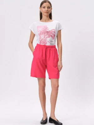 Różowe szorty z wiązaniem Greenpoint
