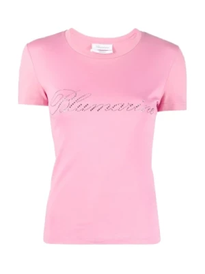 Różowe T-shirty & Pola dla kobiet Blumarine