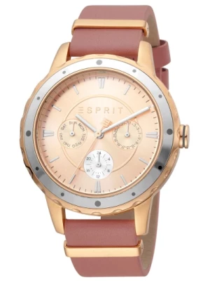 Różowe Złoto Damski Zegarek Modowy Esprit