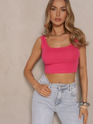 Różowy Bawełniany Top Nusolira glo-story