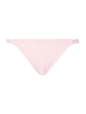 Różowy Bikini Plażowy z Haftem Logo Ralph Lauren