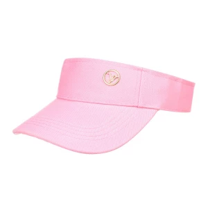 Różowy Daszek na głowę przeciwsłoneczny czapka na lato sportowa regulowany różowy Merg