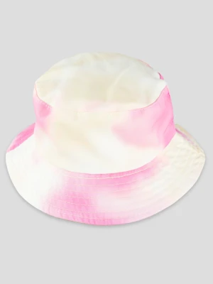 Różowy kapelusz typu bucket hat TIE DYE Reporter