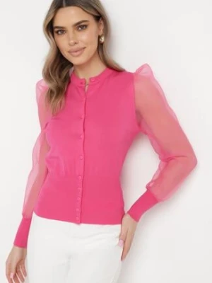 Różowy Kardigan Tanisha r&f fashion