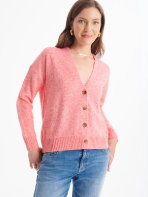 Różowy, krótki kardigan Greenpoint