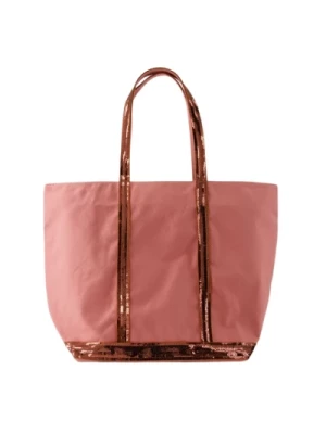 Różowy Litchi Bawełniany Shopper Bag Vanessa Bruno