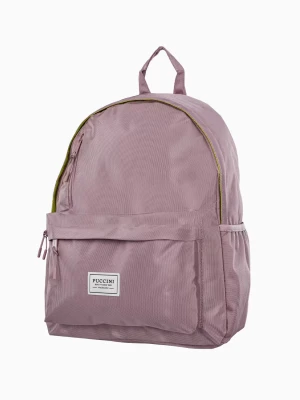 Różowy młodzieżowy plecak z neonową podszewką Puccini