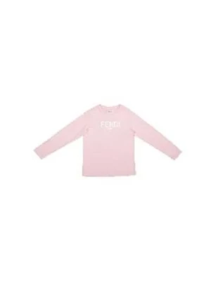 Różowy Sweter Dziecięcy Fendi