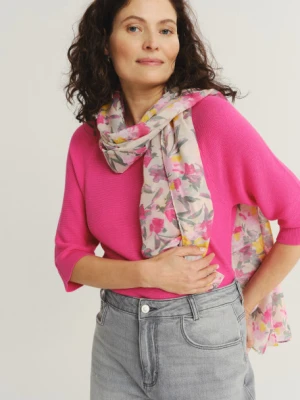 Różowy sweter z rękawem 3/4 Greenpoint