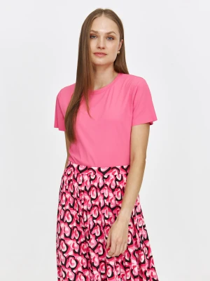 Różowy top w stylu casual Top Secret