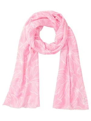 Różowy wiskozowy szal damski w kwiaty – Back in Bloom Olsen