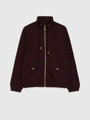 Rozpinana bluza burgundowa Moodo