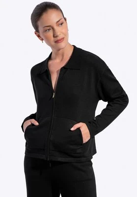 Rozpinana bluza damska czarna Wittchen