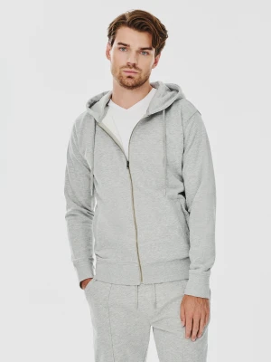 Rozpinana bluza dresowa w szarym kolorze Pako Lorente