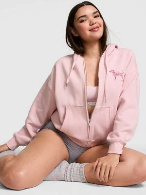 Zdjęcie produktu Rozpinana bluza z kapturem Campus Fleece Victoria's Secret