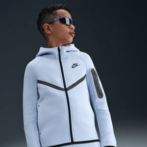 Zdjęcie produktu Rozpinana bluza z kapturem dla dużych dzieci Nike Tech Fleece - Szary