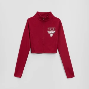 Rozpinana bluza ze stójką Chicago Bulls czerwona House