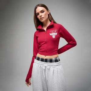 Rozpinana bluza ze stójką Chicago Bulls czerwona House