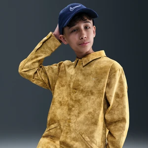 Rozpinana koszula dla dużych dzieci (chłopców) Nike Metro Ground - Brązowy