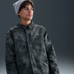 Rozpinana koszula dla dużych dzieci (chłopców) Nike Metro Ground - Czerń