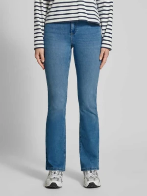 Rozszerzane jeansy z mieszanki bawełny model 'BLUSH' Only Jeansowy niebieski