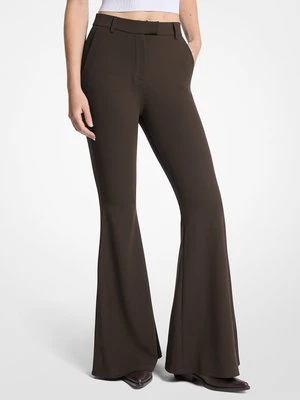 Rozszerzane spodnie z elastycznej krepy MICHAEL Michael Kors