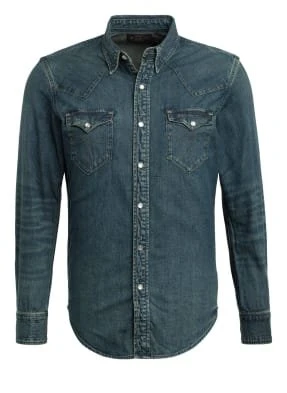 Rrl Koszula Jeansowa Classic Fit blau