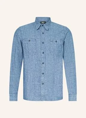 Rrl Koszula Regular Fit W Stylu Jeansowym blau