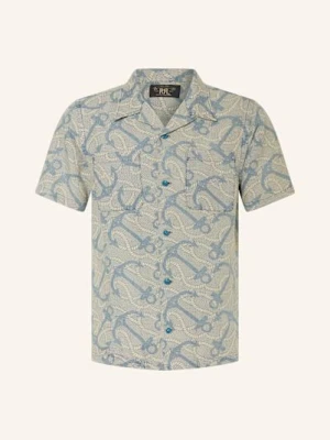Rrl Koszula Z Klapami Relaxed Fit Z Dodatkiem Lnu blau