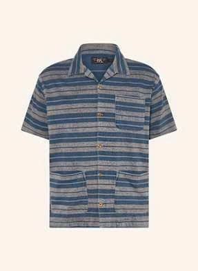 Rrl Koszula Z Krótkim Rękawem Comfort Fit Z Dżerseju blau