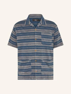 Rrl Koszula Z Krótkim Rękawem Comfort Fit Z Dżerseju blau