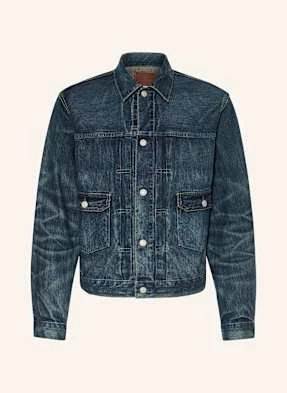 Rrl Kurtka Jeansowa blau