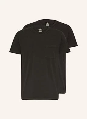 Rrl T-Shirty, 2 Szt. schwarz