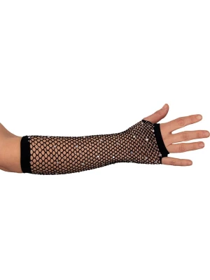 Rubie`s Rękawiczki bez palców "Strass" w kolorze czarnym rozmiar: onesize