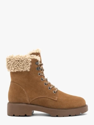 Rude śniegowce z futerkiem Ryłko