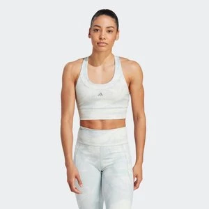 Run Pocket Medium-Support Allover Print Bra Adidas