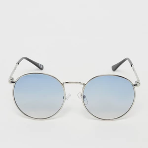 Okrągłe okulary przeciwsłoneczne - srebrne, niebieskie, marki SNIPESBags, w kolorze Niebieski, rozmiar