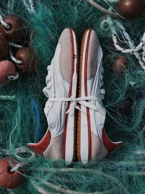 Running SKIN Sneakers '93 z zamszu i skóry nappa PATRIZIA PEPE