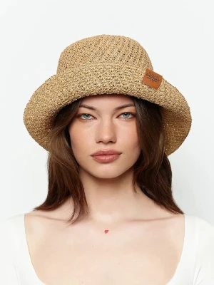 RUSLAN BAGINSKIY kapelusz Foldable Bucket Hat beżowy