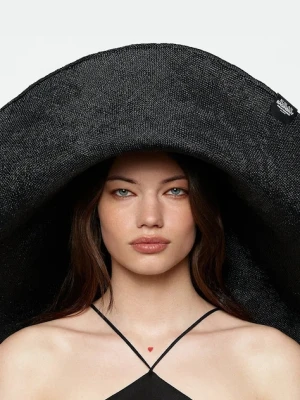 RUSLAN BAGINSKIY kapelusz z szerokim rondem damski pleciony Foldable Hat